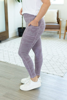  Michelle Mae Athleisure Leggings - Purple Camo