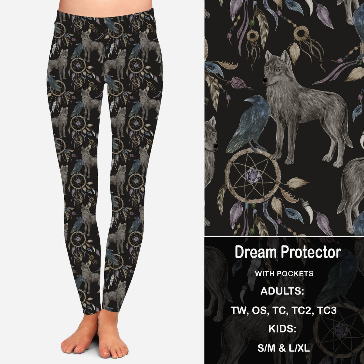 Butterfly Leggings With Pockets