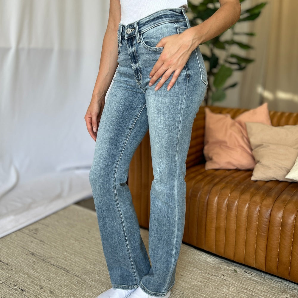 
                      
                        Judy Blue Full Size Medium Rise Bootcut Jeans
                      
                    