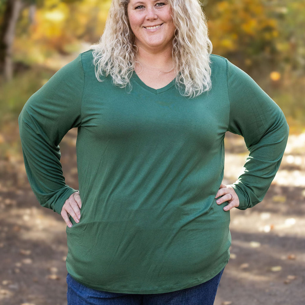 
                      
                        Larissa Long Sleeve - Evergreen
                      
                    