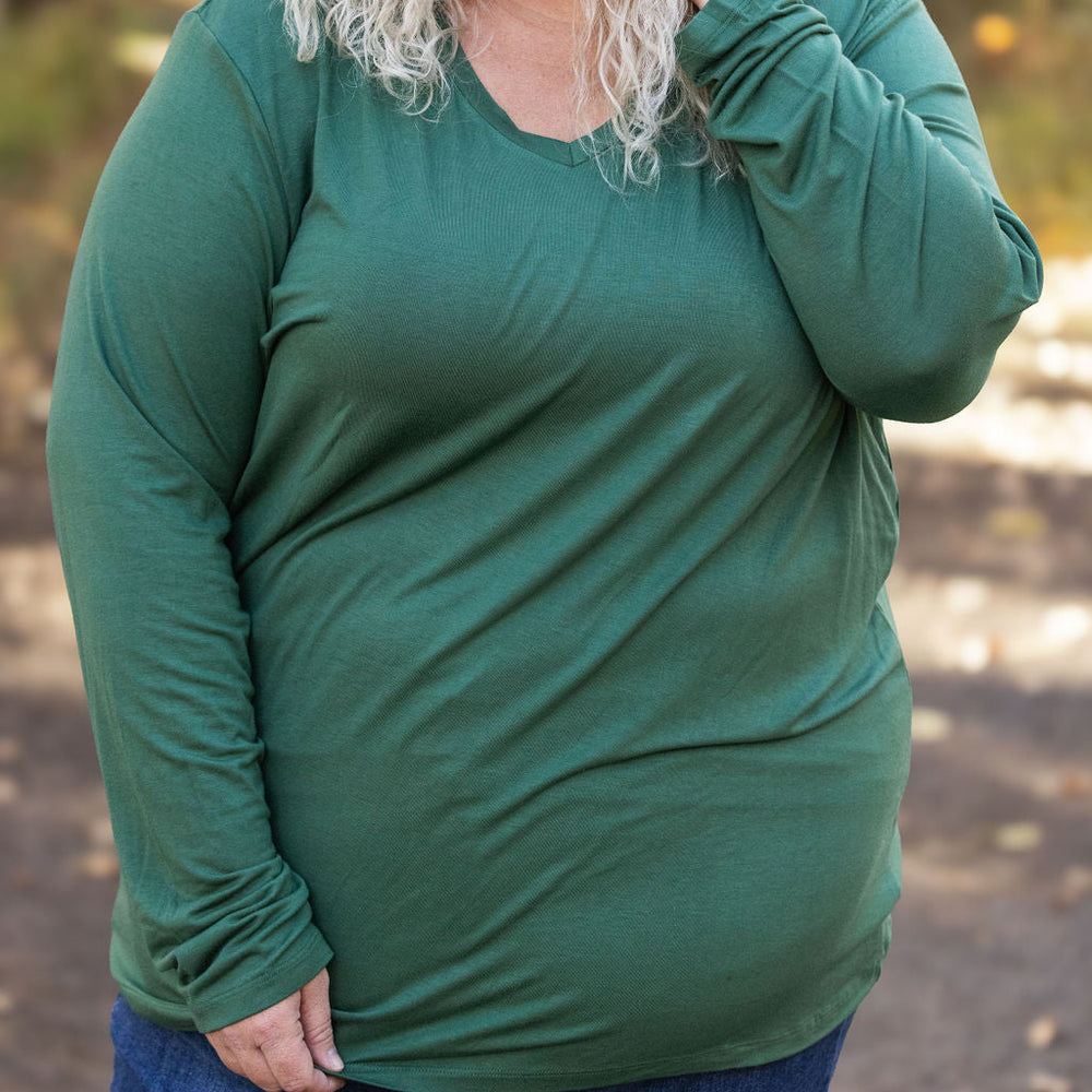 
                      
                        Larissa Long Sleeve - Evergreen
                      
                    