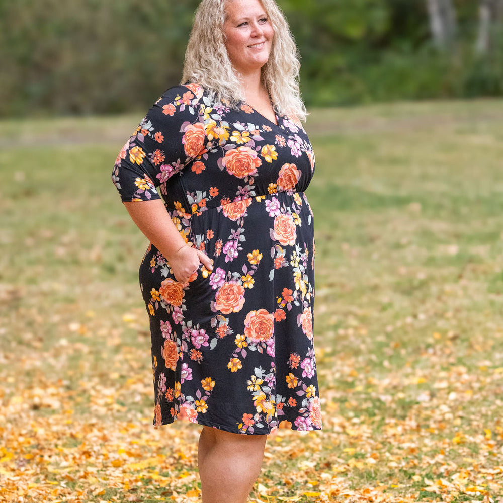 
                      
                        Taylor Dress - Black Fall Floral Mix
                      
                    