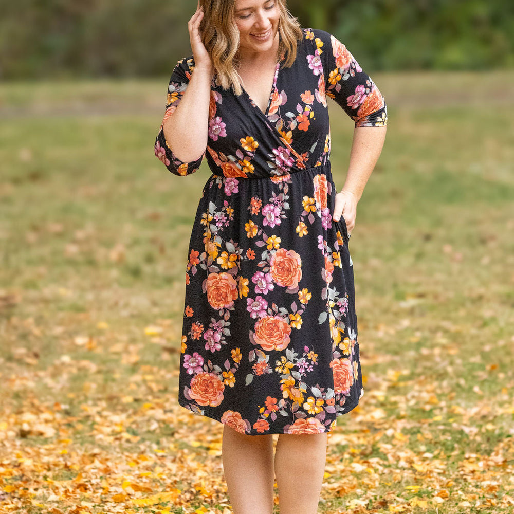 
                      
                        Taylor Dress - Black Fall Floral Mix
                      
                    