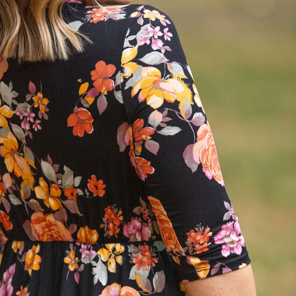 
                      
                        Taylor Dress - Black Fall Floral Mix
                      
                    