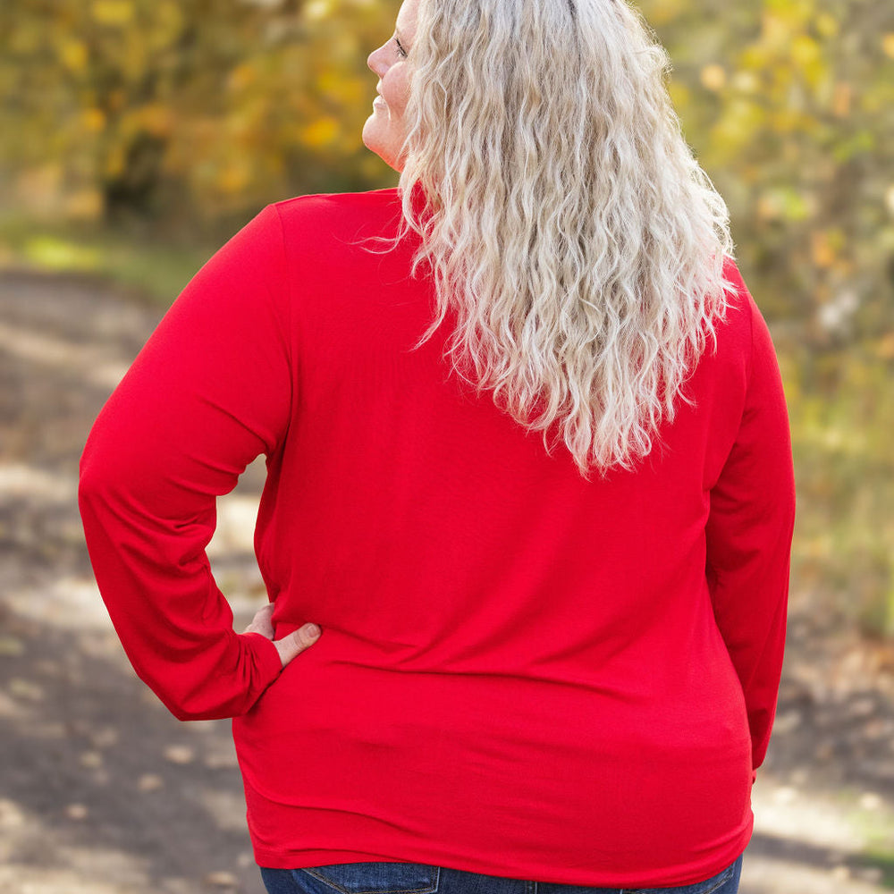 
                      
                        Larissa Long Sleeve - Red
                      
                    