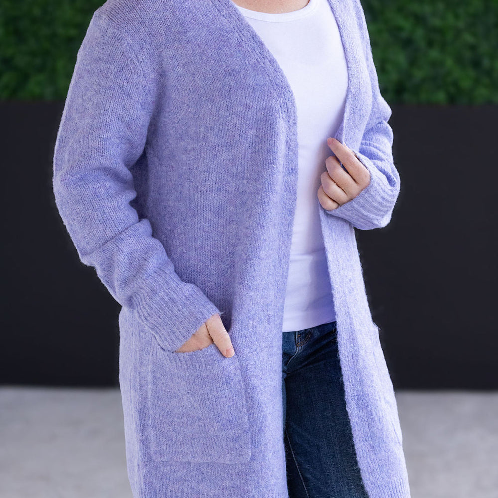 
                      
                        Madison Cozy Cardigan - Lavender
                      
                    