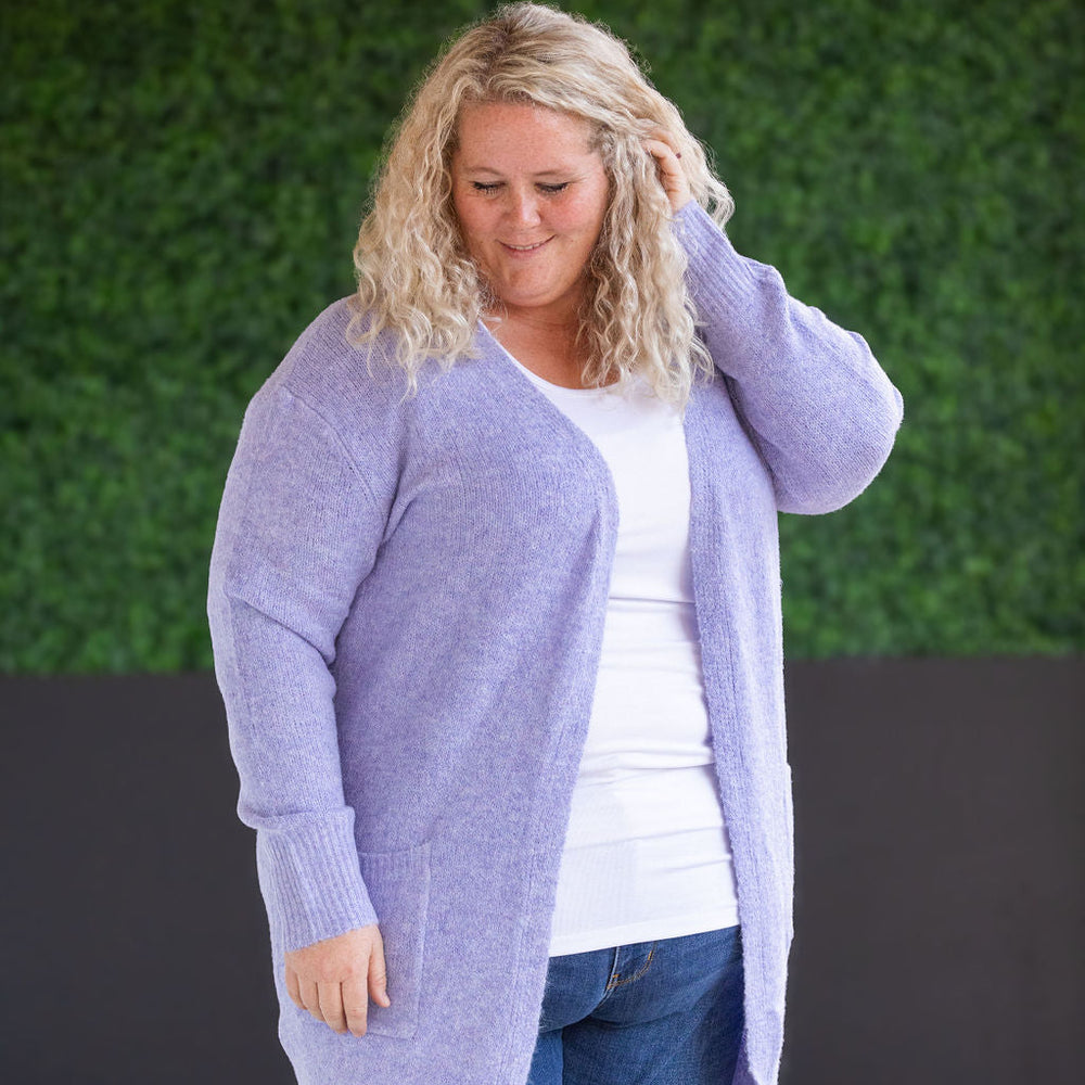 
                      
                        Madison Cozy Cardigan - Lavender
                      
                    