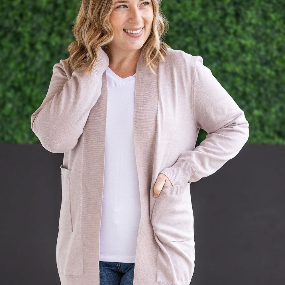 
                      
                        High Pocket Cardigan - Champagne FINAL SALE
                      
                    