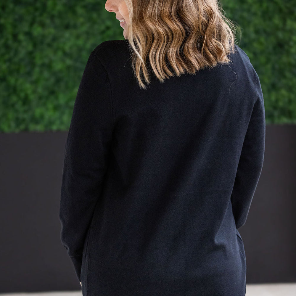 
                      
                        High Pocket Cardigan - Black FINAL SALE
                      
                    