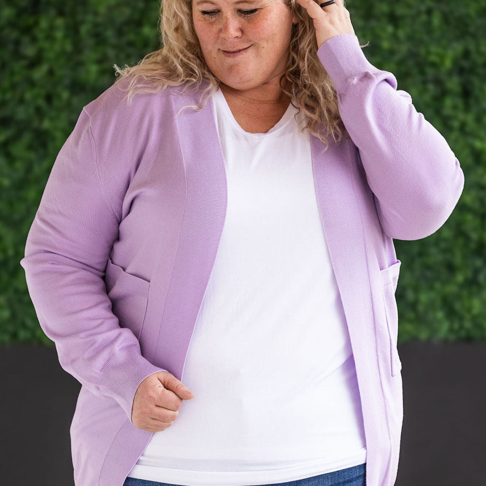 
                      
                        High Pocket Cardigan - Lavender FINAL SALE
                      
                    