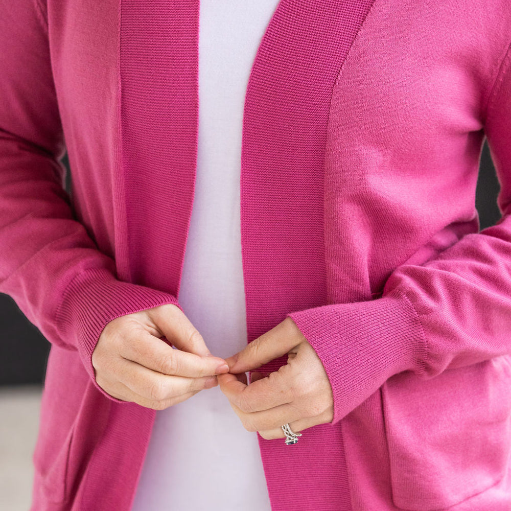 
                      
                        High Pocket Cardigan - Rose FINAL SALE
                      
                    