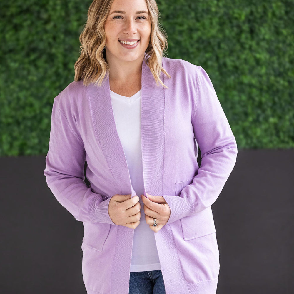 
                      
                        High Pocket Cardigan - Lavender FINAL SALE
                      
                    