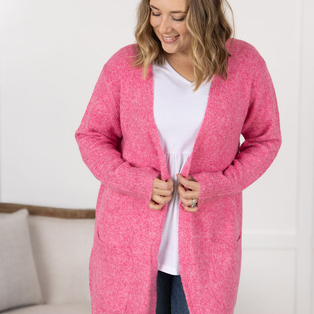 
                      
                        Madison Cozy Cardigan - Pink
                      
                    