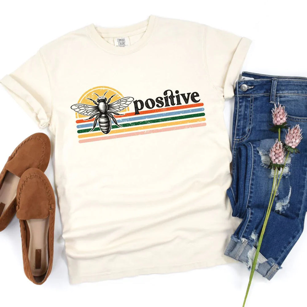 Bee Positive Graphic Tee