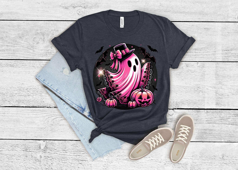 Pink Ghost Graphic Tee