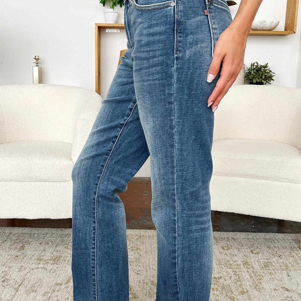 
                      
                        Effortlessly Edgy: Mid Rise Release Hem Jeans
                      
                    