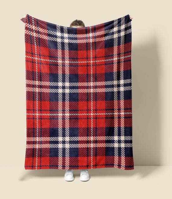 Red Plaid Blanket