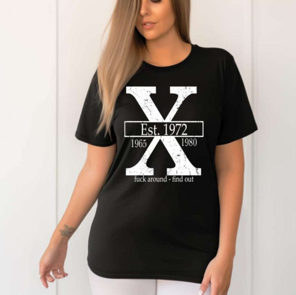 Gen X Established (fill in date) Tee