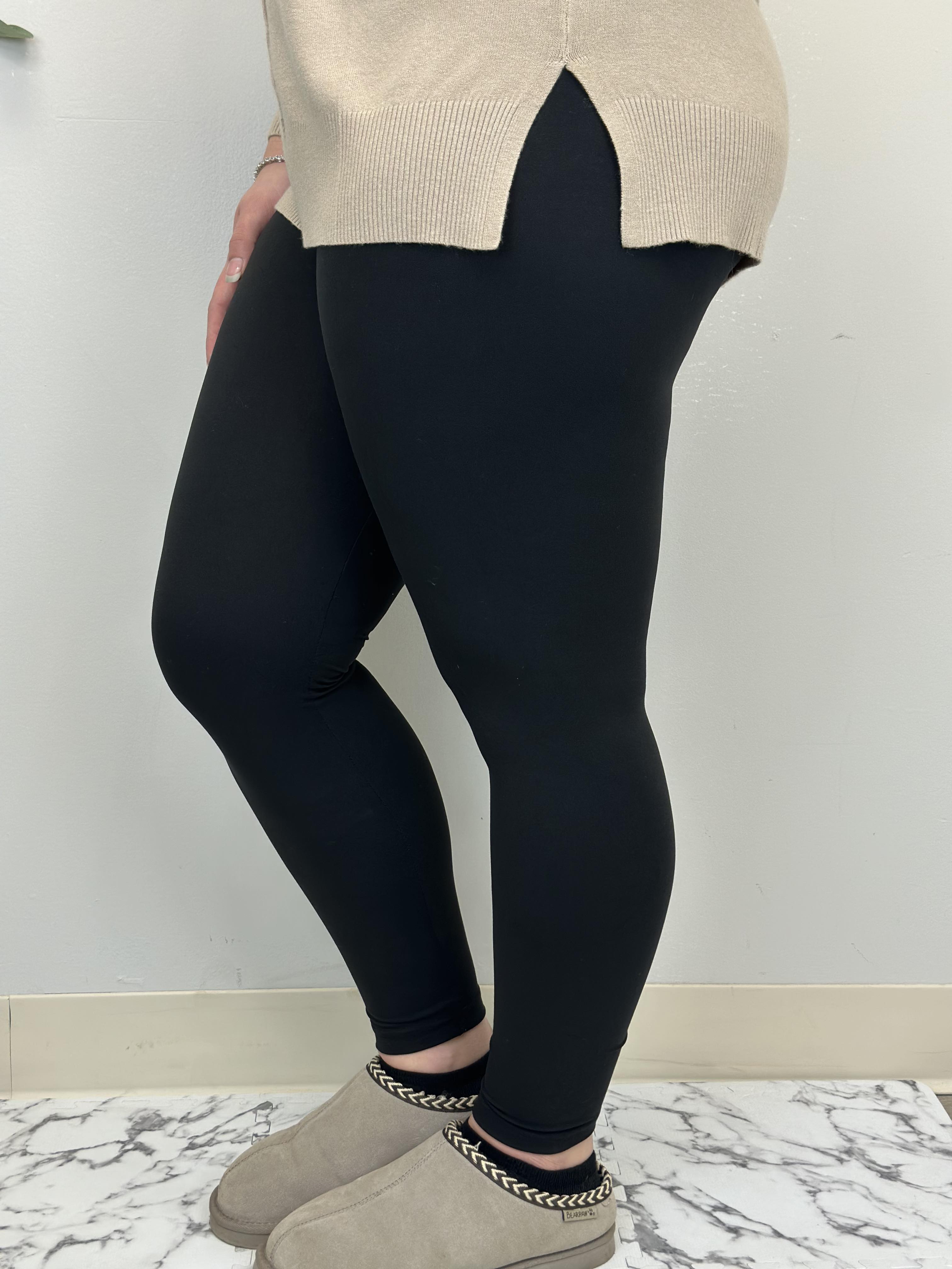 Solid Black Leggings