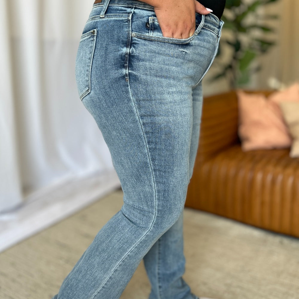 
                      
                        Judy Blue Full Size Medium Rise Bootcut Jeans
                      
                    