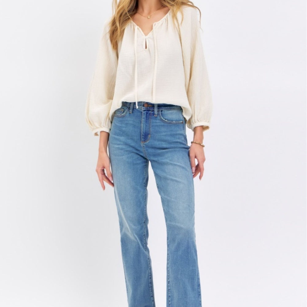 
                      
                        Judy Blue High Waist Straight Jeans
                      
                    