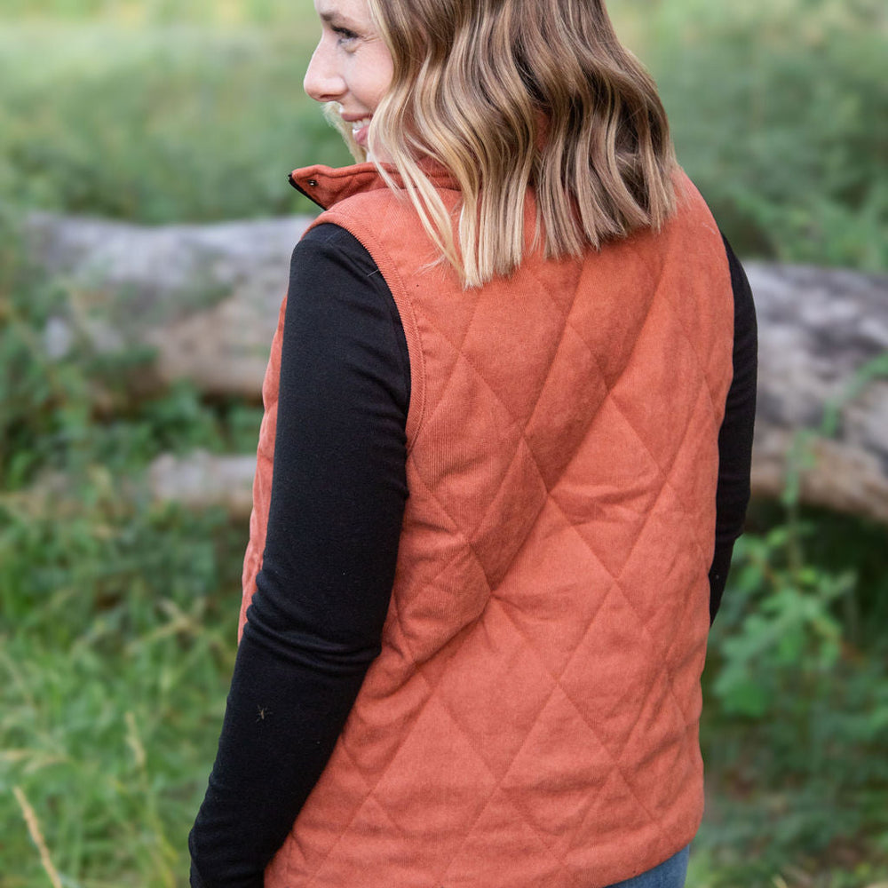 
                      
                        IN STOCK Corduroy Vest - Pumpkin
                      
                    