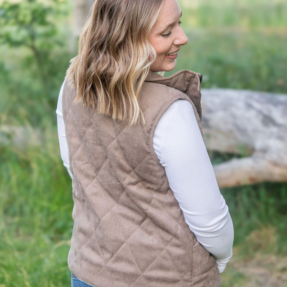 
                      
                        Corduroy Vest - Mocha
                      
                    