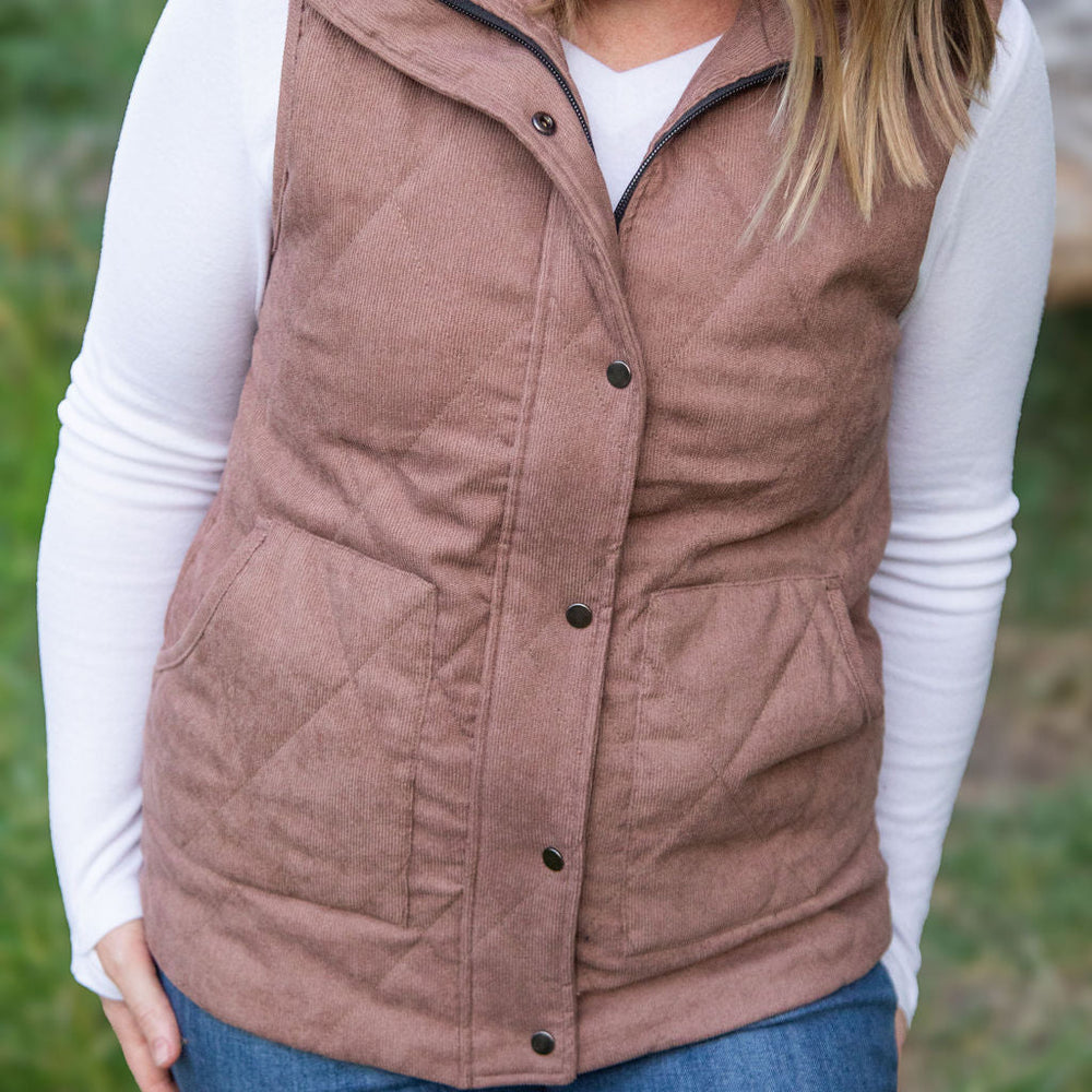 
                      
                        Corduroy Vest - Chestnut
                      
                    