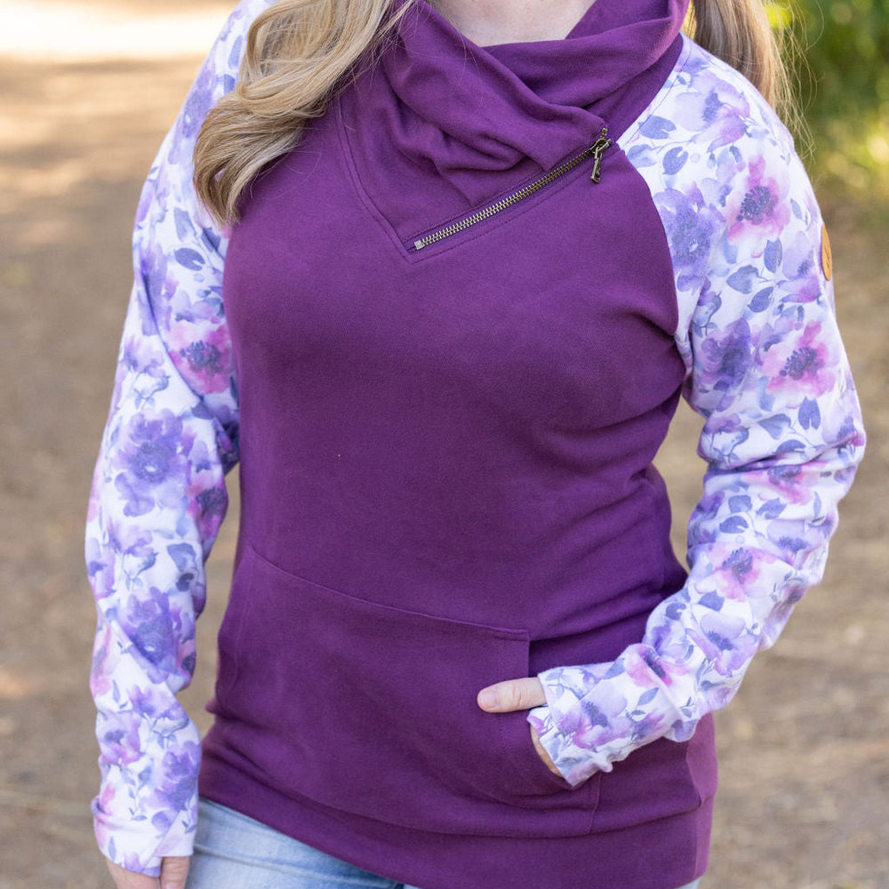 
                      
                        Zoey ZipCowl - Plum and Purple Floral
                      
                    