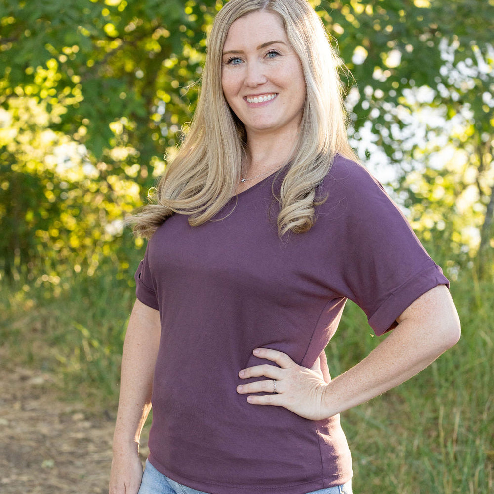 
                      
                        Selene Relaxed Top - Amethyst
                      
                    