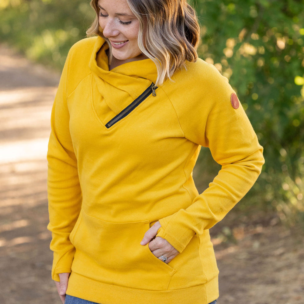 
                      
                        Classic Zoey ZipCowl Sweatshirt - Mustard
                      
                    