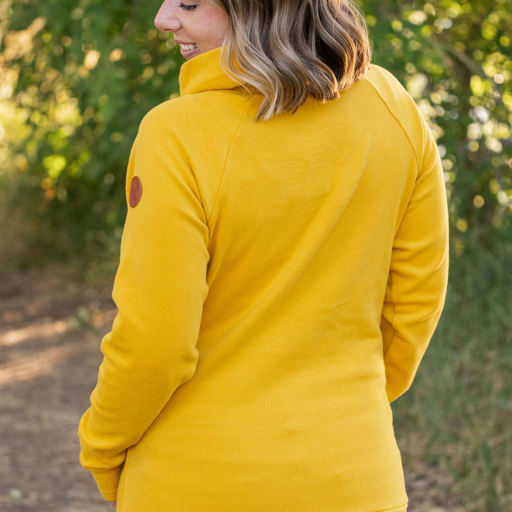 
                      
                        Classic Zoey ZipCowl Sweatshirt - Mustard
                      
                    