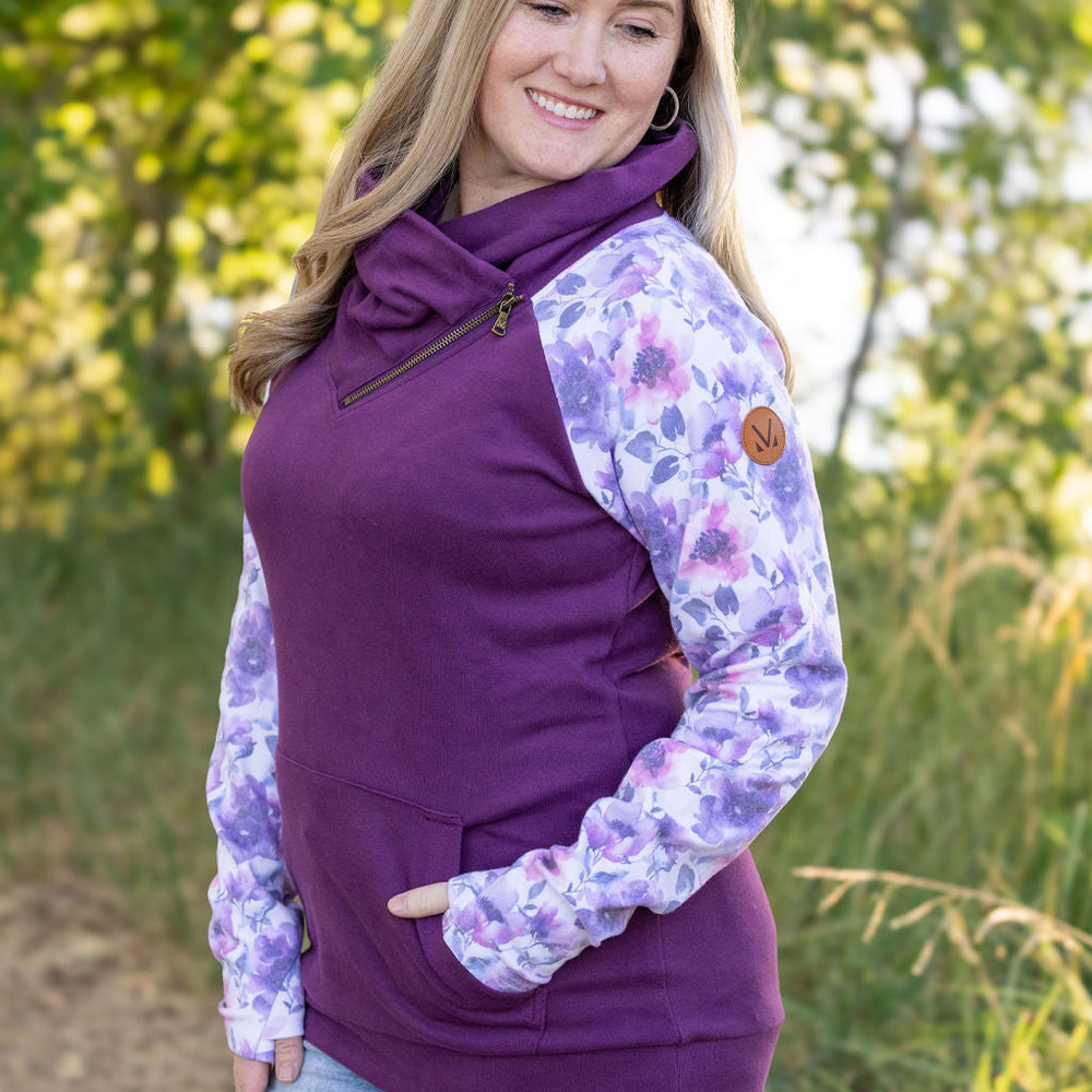 
                      
                        Zoey ZipCowl - Plum and Purple Floral
                      
                    