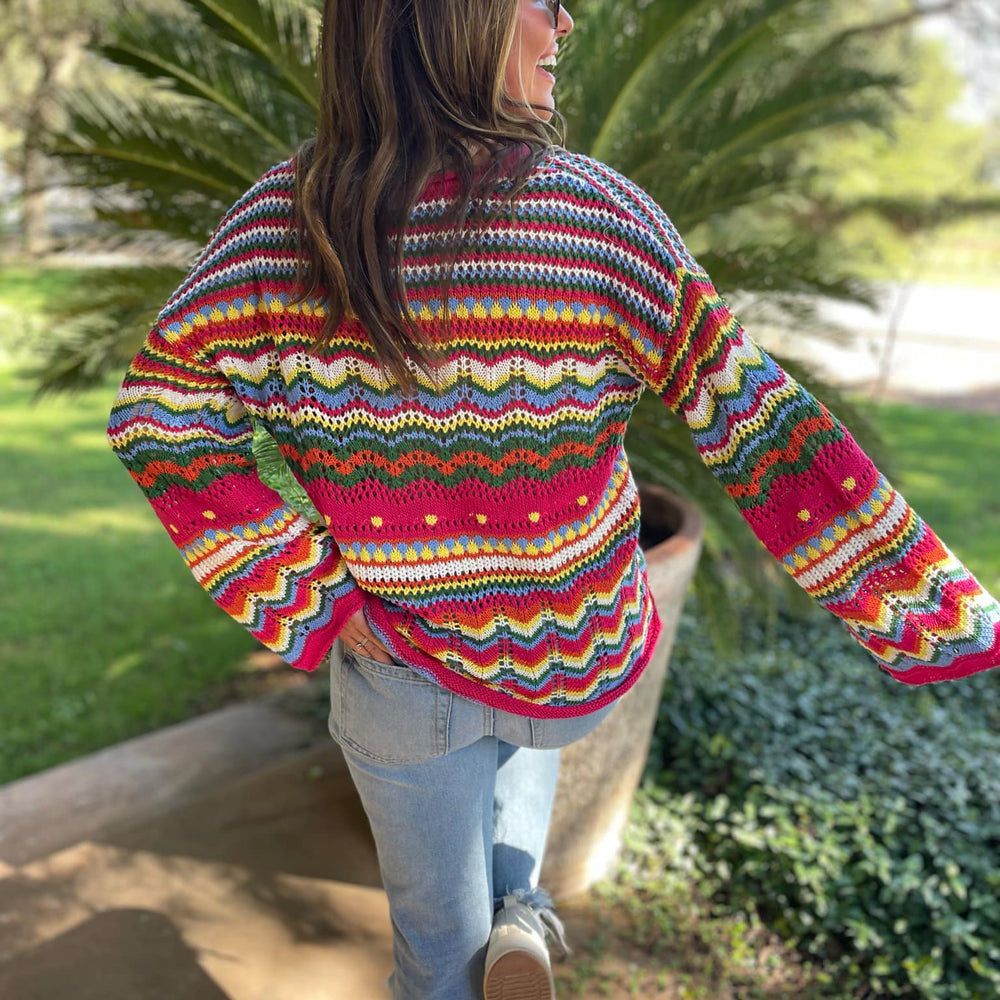 
                      
                        PREORDER: Abilene Crochet Sweater
                      
                    