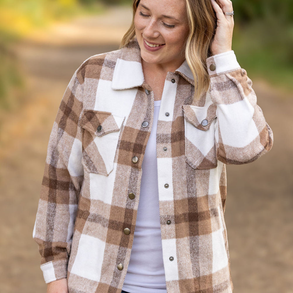 
                      
                        Norah Plaid Shacket - Neutral Tones
                      
                    