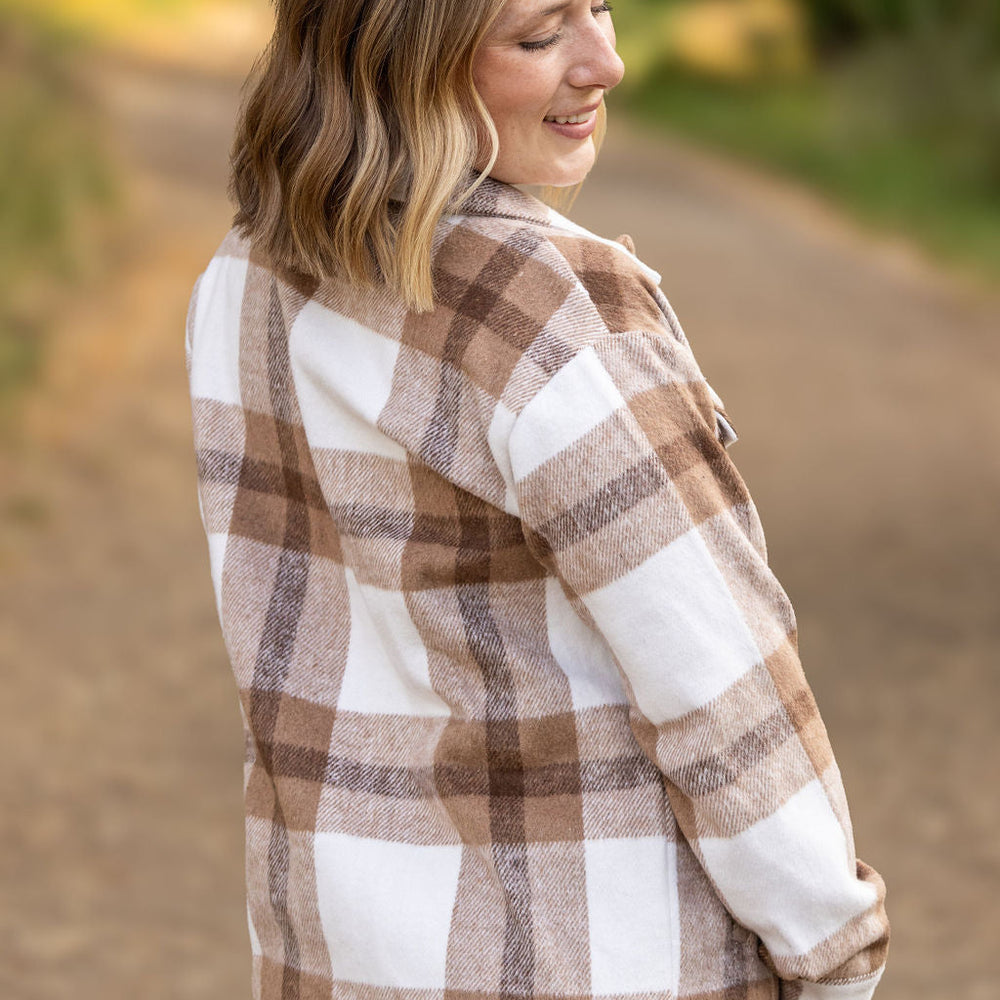 
                      
                        Norah Plaid Shacket - Neutral Tones
                      
                    