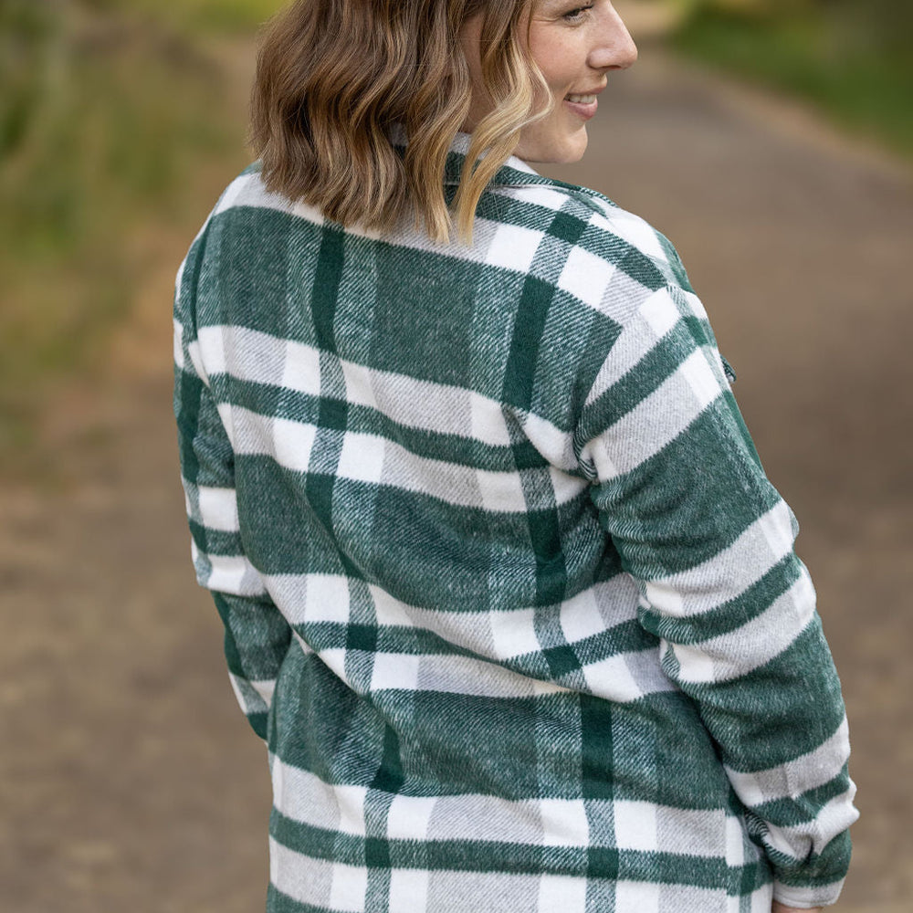 
                      
                        Norah Plaid Shacket - Classic Green and Grey Mix
                      
                    