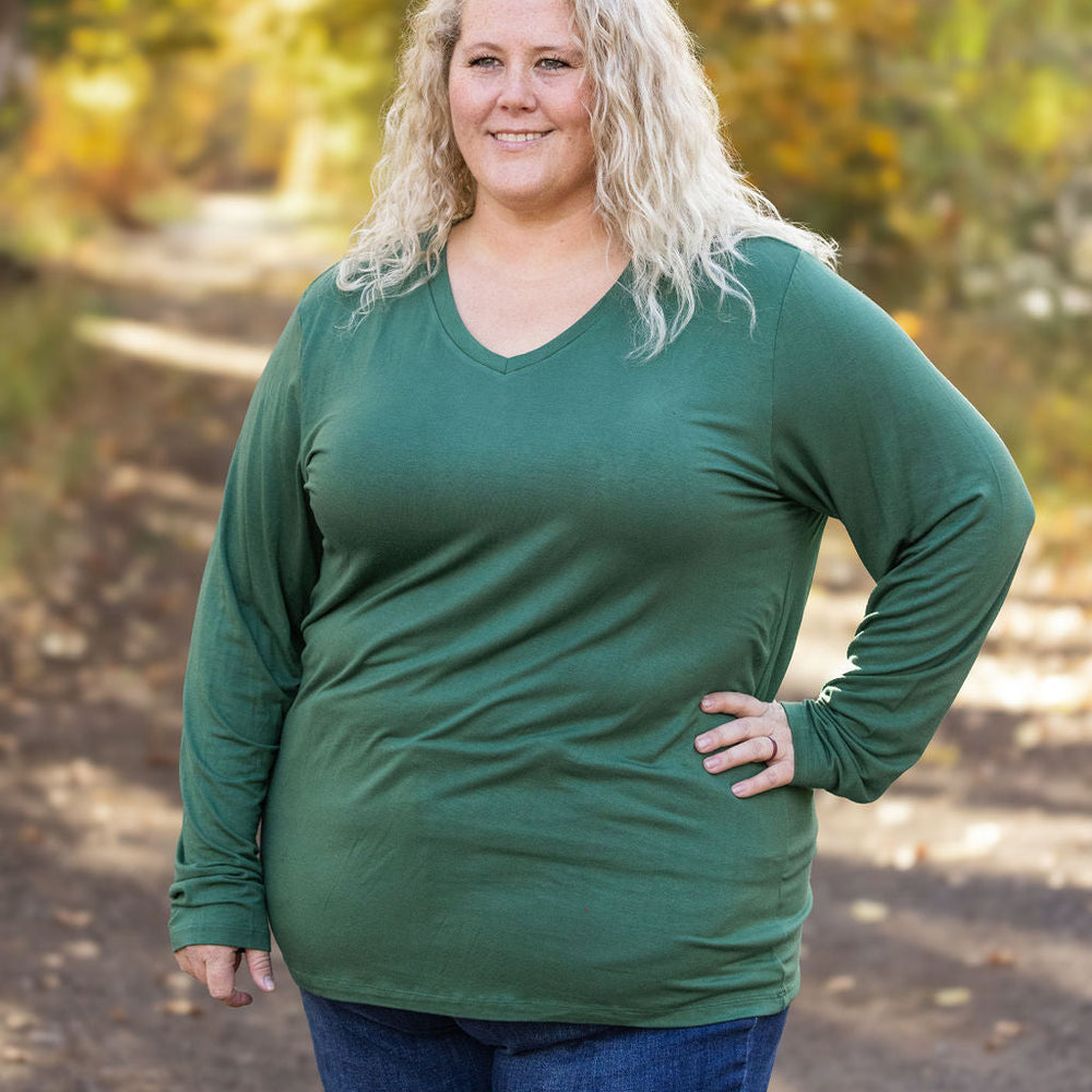 
                      
                        Larissa Long Sleeve - Evergreen
                      
                    