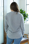 Michelle Mae Vintage Wash Pullover - Light Grey