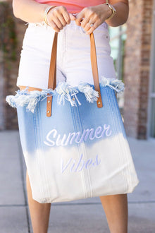  Michelle Mae Fringe Summer Vibes Bag - Blue