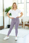 Michelle Mae Athleisure Leggings - Purple Camo