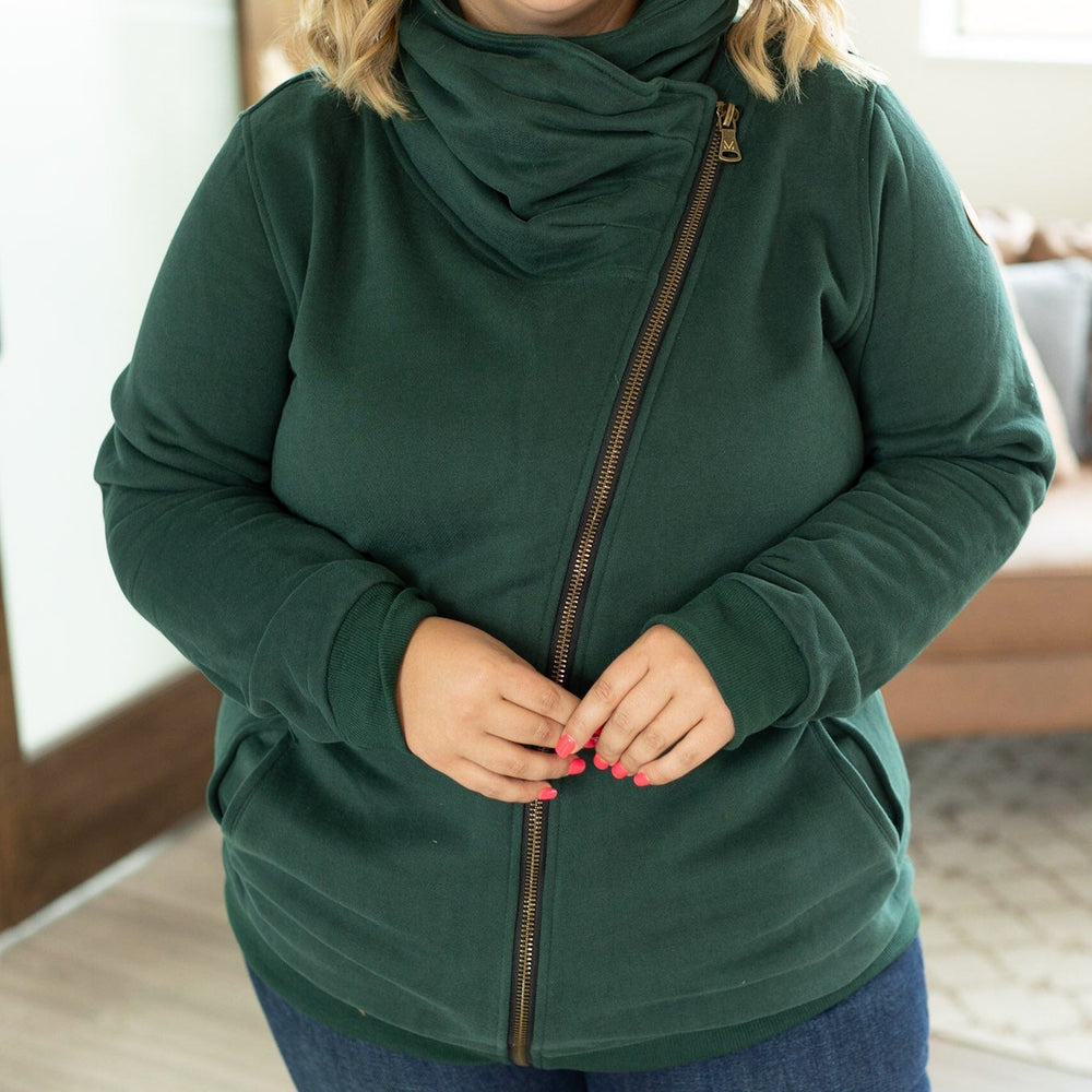 
                      
                        Quinn ZipUp Cowl - Evergreen
                      
                    