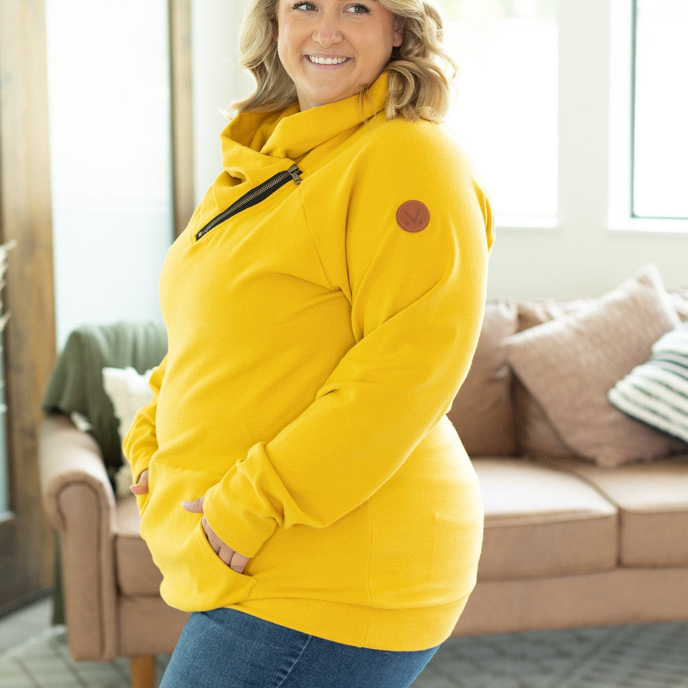 
                      
                        Classic Zoey ZipCowl Sweatshirt - Mustard
                      
                    