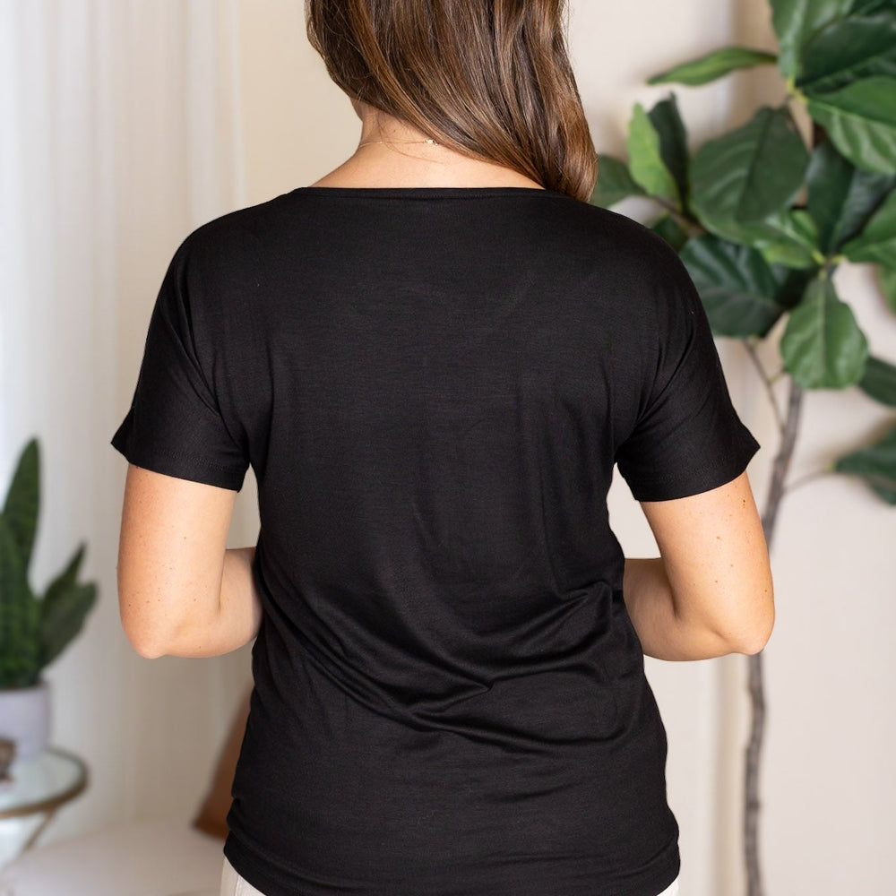 
                      
                        Michelle Mae Chloe Cozy Tee - Black
                      
                    