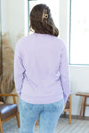 Michelle Mae Corrine Ribbed Pullover Top - Lavender