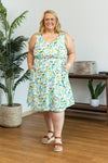 Michelle Mae Kelsey Tank Dress - Mint Floral