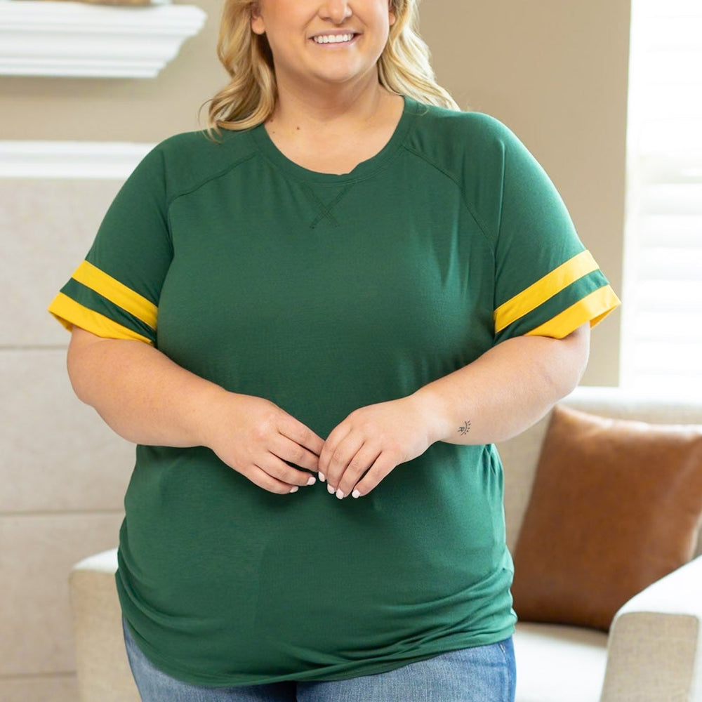 
                      
                        Kylie Tee - Green Bay Green and Yellow
                      
                    