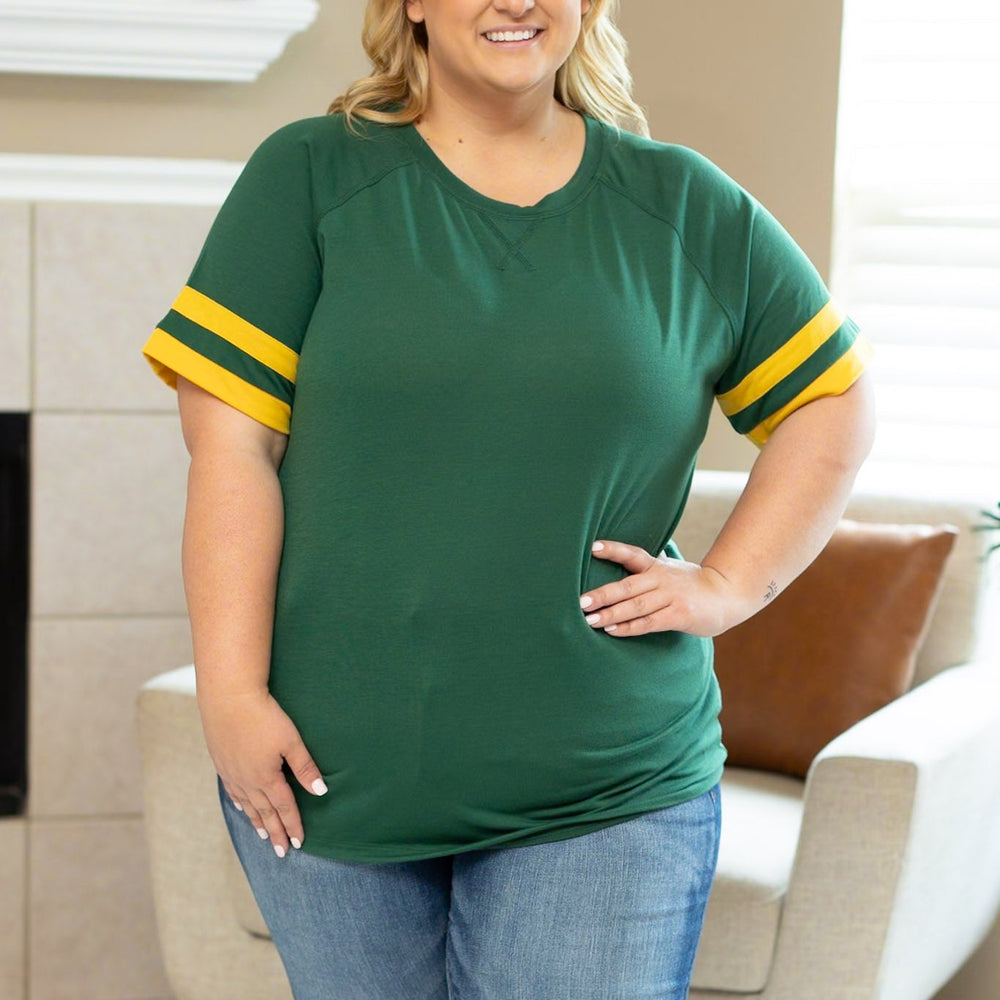 
                      
                        Kylie Tee - Green Bay Green and Yellow
                      
                    