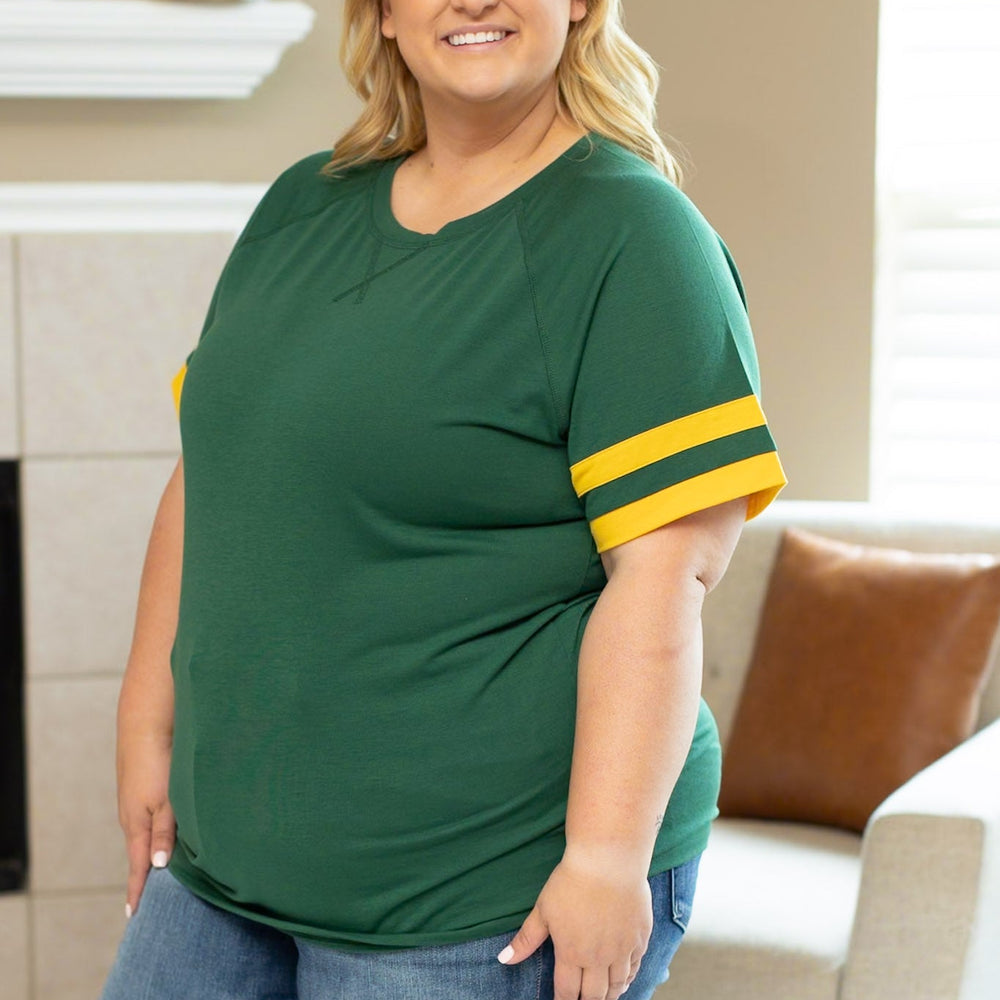 
                      
                        Kylie Tee - Green Bay Green and Yellow
                      
                    