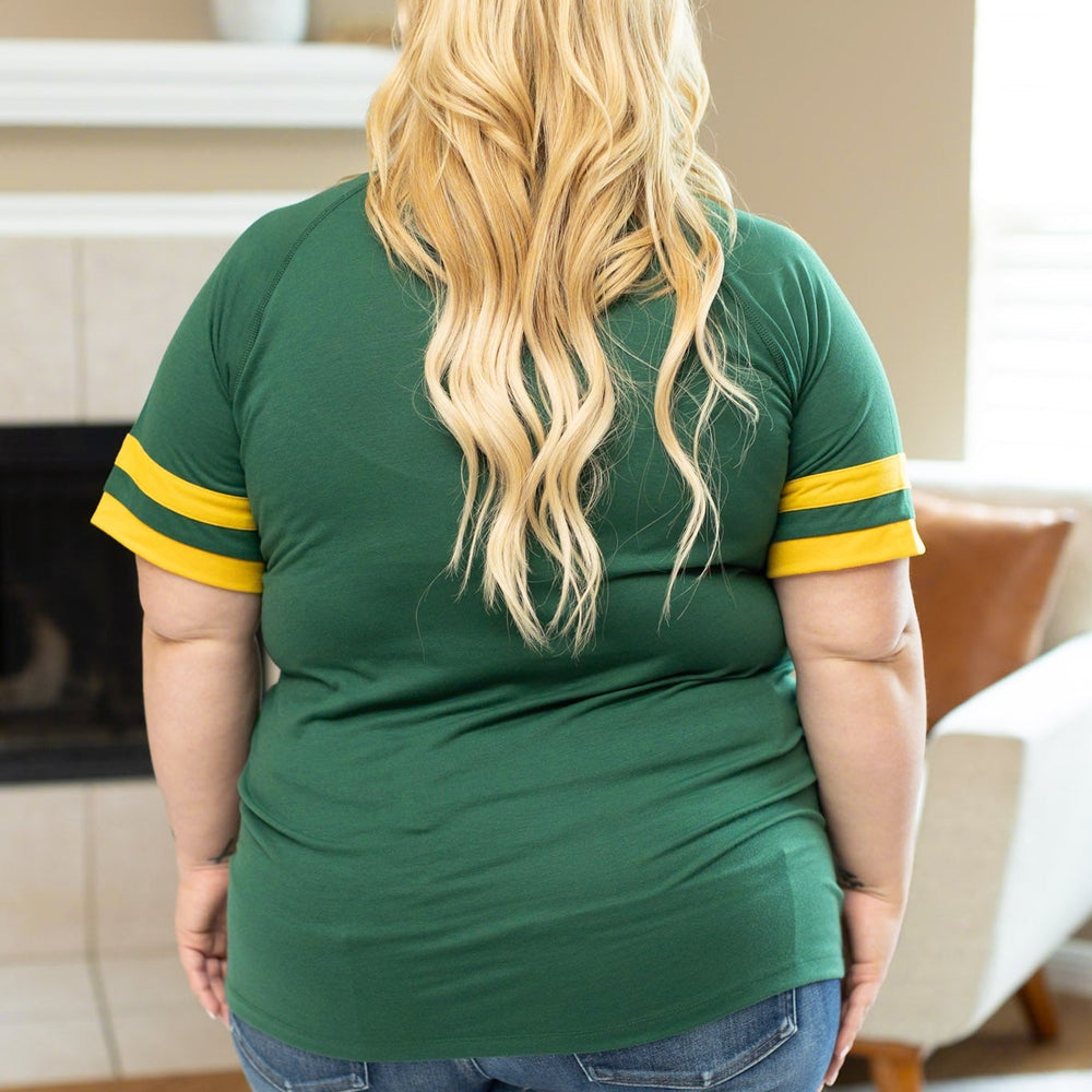 
                      
                        Kylie Tee - Green Bay Green and Yellow
                      
                    